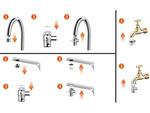 Filtr do wody na kran nakranowy czysta woda długa żywotność uniwersalny