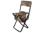 Krzesło wędkarskie z oparciem i torbą turystyczne