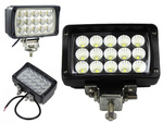 Lampa robocza 15 led halogen panel 45w 12v 24v