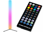 Lampa stojąca podłogowa narożnikowa rgb led nocna do sypialni aplikacja 1,5