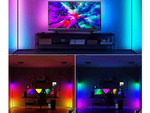 Lampa stojąca podłogowa narożnikowa rgb led nocna do sypialni aplikacja 1,5