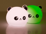 Lampka nocna dla dzieci led panda rgb dotyk