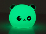 Lampka nocna dla dzieci led rgb panda dotyk