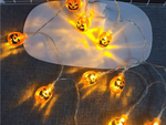 Lampki 10 led wiszące dynie halloween 200cm świecąca dekoracja ozdoba dynia