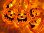 Lampki 10 led wiszące dynie halloween 200cm świecąca dekoracja ozdoba dynia