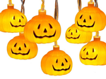 Lampki dynie 10 led wiszące halloween 200cm świecąca dekoracja ozdoba dynia