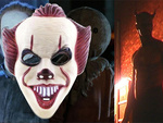 Maska klaun na halloween pennywise clown it to