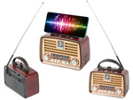 Radio przenośne kuchenne retro radio fm am bluetooth usb akumulator antena