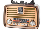 Radio przenośne kuchenne retro radio fm am bluetooth usb akumulator antena