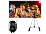 Statyw tripod pilot bluetooth uchwyt na telefon